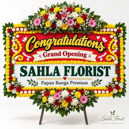 Papan Bunga Ucapan Selamat Tabalong