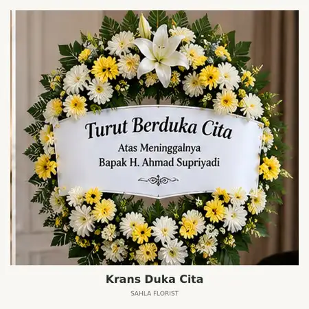 Krans Bunga Duka Tabalong